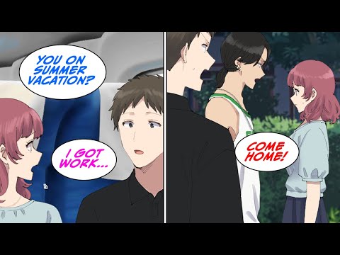 Ran into my old classmate on my way home to see my dad, but then... [Manga Dub]