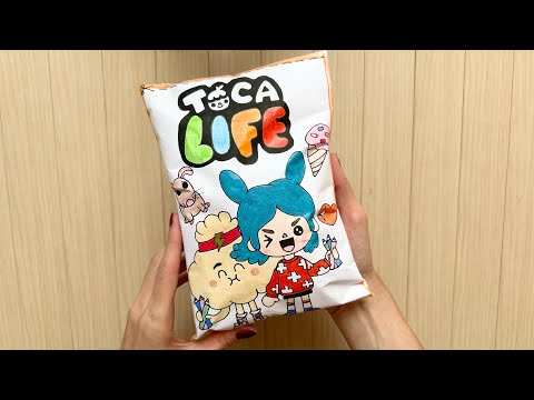 🩷 TocaBoca BlindBag paper 😄💚 papersquishy | Blindbag unboxing | paperdiy