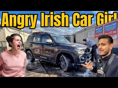 Scorpio-N Washing Wali Girl Peeche Pad Gayi Ireland Mein 😡 |Delhi To London By Road| #EP-100