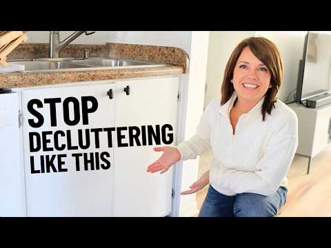 The EXACT way to Declutter a Cabinet (Best results!)