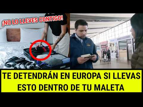10 cosas que NUNCA debes llevar en tu MALETA al VIAJAR a EUROPA