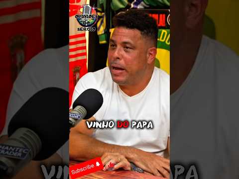 Ronaldo revela a verdadeira história do famoso 'vinho do Papa' que o Vampeta vive contando 😂😂