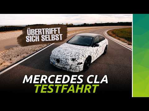 CLA-Erlkönig Testfahrt: Das kann die nächste Generation E-Autos von Mercedes