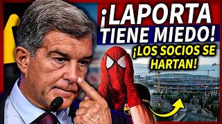 ¡CUIDADO!😱¡LOS SOCIOS SE HARTAN de los RETRASOS del CAMP NOU!