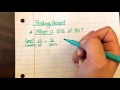 Finding Percent of a Number: Key Concepts and Techniques