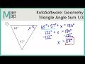 Exploring Triangle Angle Sum Theorem