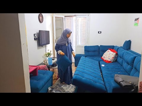 تحديت التعب والكسل🙈شويه تغيرات يجددوا النفسيه ورجعتها شقه عروسه💃🏡