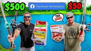 $50 vs $500 Facebook Marketplace Fishing CHALLENGE (Surprising Results!)