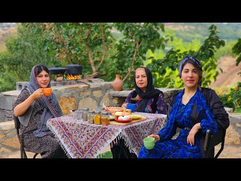 A Mix of Beautiful 2 Days in Village ♡ Iran village life and Cooking in the Village