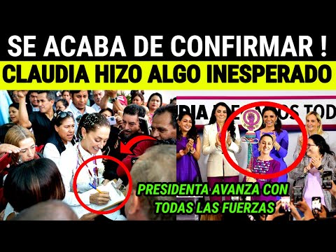 ¡TREMENDA SORPRESA! PASÓ LO INESPERADO, CLAUDIA MUESTRA ESTO EN LA MAÑANERA, MILLONES LO VIERON