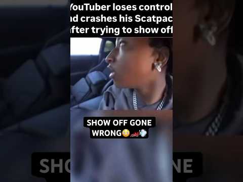 YOUTUBER SMACKS OUT AFTER SHOWING OFF๐ณ๐๏ธ๐จ#hellcat #mustang #srt #corvette #mopar #dodge