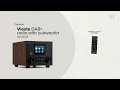 Audizio Vieste DAB Radio with Bluetooth and Subwoofer -  Wood