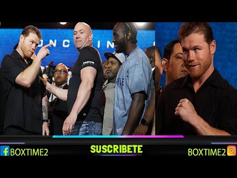 VIOLENTA CONFERENCIA DE CANELO ALVAREZ VS TERENCE CRAWFORD, ARRANCA FAVORITO EL MEXICANO