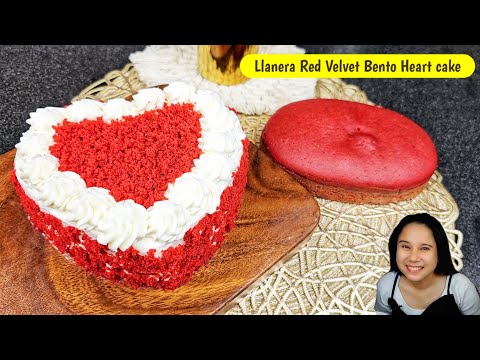 gamit ang Llanera gagawa tayo ng Heart Shaped Red Velvet bento cake. at ito po ay NO OVEN CAKE!