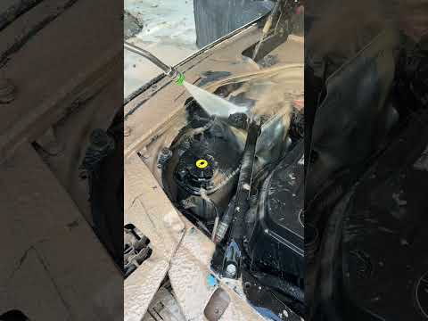 Super Satisfying Pressure wash BMW engine bay#detailing #satisfyingdetail #cleaning #satisfying