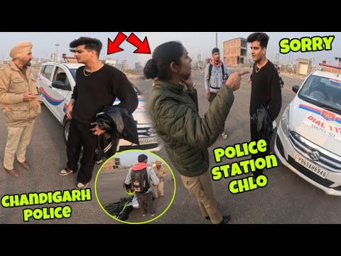 Chandigarh Police Arrested Jannustuntz 😓Kawasaki H2r
