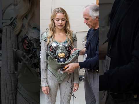 Elderly Gentleman checking function of Humanoid Robot at #IRC 2025 #shorts #convention