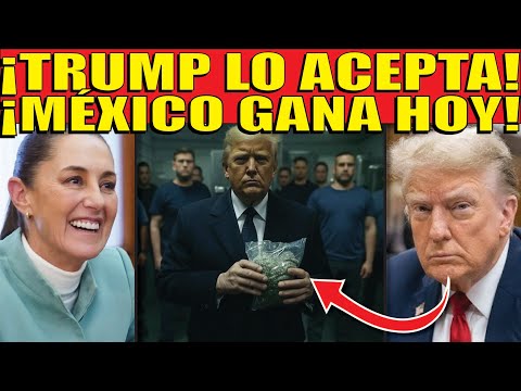 ¡TRUMP LO ACEPTA! ¡CLAUDIA Y MÉXICO GANARON! LOS GRINGOS SON LOS MAYORES CONSUMIDORES DE ESTO!