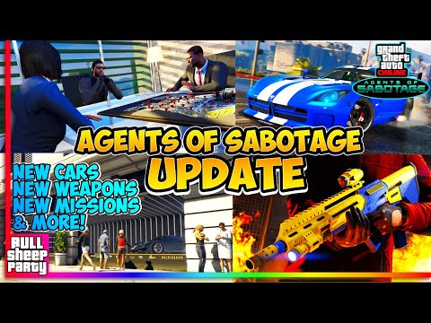 The Agents Of Sabotage DLC Update- Everything New | December 10th GTA 5 Online Winter 2024 DLC