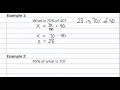 Translating Percent Problems into Equations