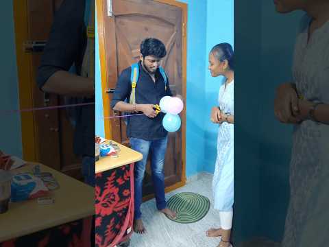 Surprise 😂🤣#funny #shortsfeed #trending #love #cute #tamil #couple#foodie #food#short #couplegoals