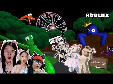 Pergi ke Taman Bermain Penuh Monster Bareng Nata & Fanny ?!! [Roblox Indonesia]