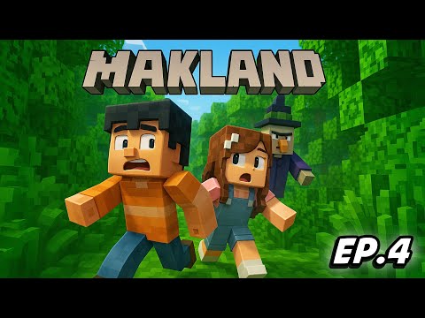 ¡UNA BRUJA NOS PERSIGUE! 😱 | Makland Episodio 4 - ¡Por fin encontramos dónde hacer nuestra casa! 🏡