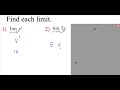 Exploring Properties of Limits and Direct Substitution