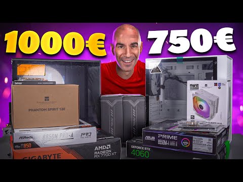 Je monte 2 PC GAMER !!  750€ & 1000€