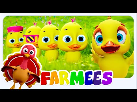 Count with Five Little Ducks Nursery Rhyme & Baby Song