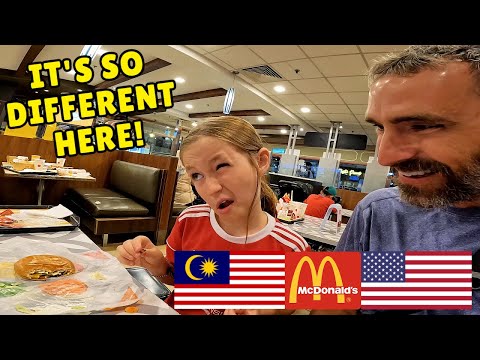 AMERICANS Try MCDONALD'S in MALAYSIA for the FIRST TIME 🇲🇾 | Mukbang