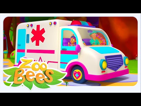 Zoobees Rodas na Ambulância e mais Músicas de Veículos para Crianças
