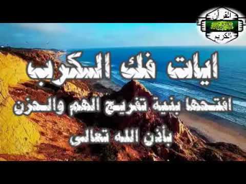 أيات تفريج الهم والحزن بأذن الله تعالى  بصوت عذب اروع من رائع