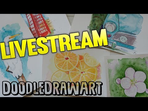 I'll be painting and chatting!  Join me, plus you get to pick what I paint!