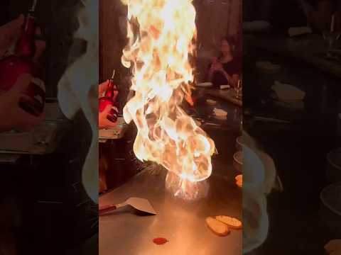 A tomato in flames #japanesefood