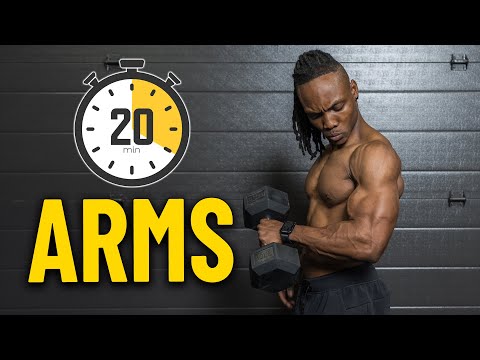 20-Min Dumbbell Workout For Stronger Biceps, Triceps & Forearms! 🦾