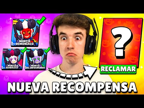 NUEVA RECOMPENSA SI TIENES LAS 3 SKINS de MORTIS DEMONIO en BRAWL STARS