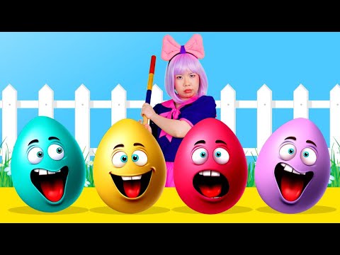 Counting with Surprise Eggs | Kids Funny Songs