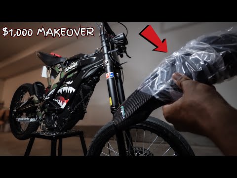 $1,000 Surron X Makeover | Going Carbon Crazy