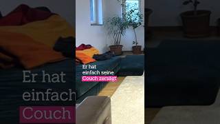 Große Couch in kleine Wohnung? So passt's! 🛋️🪚 #tinyhouse
