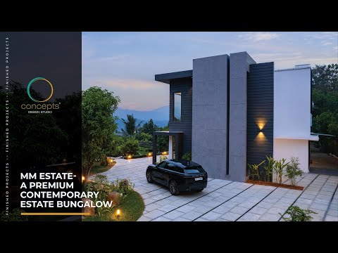 MM Estate - A Premium Contemporary Estate Bungalow | Concepts Design Studio