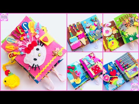 DIY Hello kitty Quiet Book Tutorial | Busy Book for Toddlers | Handmade Fabric Book for 2-3 year old