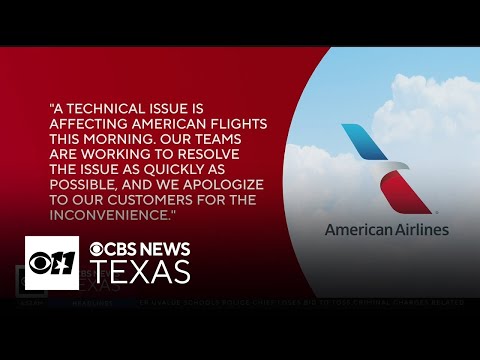 American Airlines flights grounded nationwide due to a technical issue