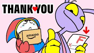 10 Kindness Stories🥰JAX x POMNI🥰TADC Adorable Fan Animation Video Compilation!