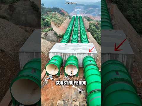 ¡China construye tuberías GIGANTES que atraviesan montañas!