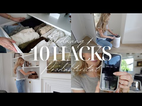 10 HACKS DIE DEIN LEBEN VEREINFACHEN | Mehr Produktivität im Alltag | theglazedblonde