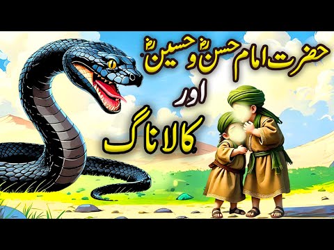 Hazrat  Imam Hussain AS aur Kala Naag |Hazrat Imam Hassan Aur Imam Hussain As Ka Bachpan |Karbala