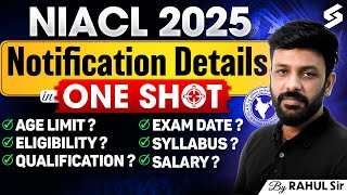 NIACL AO Notification in One Shot | NIACL AO Salary, Exam Pattern & Job Profile Details by Rahul Sir