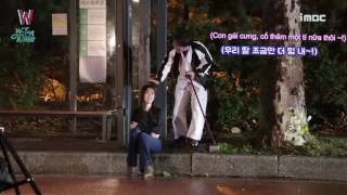 [VIETSUB] [BTS W-TwoWorlds] Han Hyo Joo & Kim Eui Sung Cảnh trong mưa Ep.16