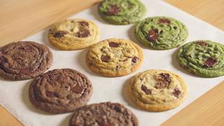 [3-in-1] Best Chocolate Chip Cookies Chewy & Crispy [Vani, Chocolate, Matcha]
